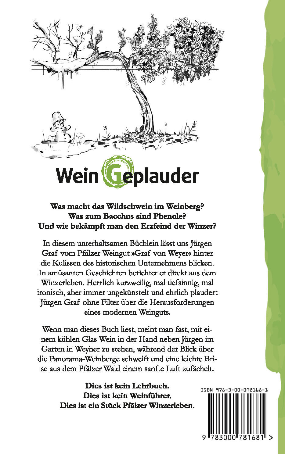 Foto: Buchrücken WeinGeplauder von Jürgen Graf und Beate Boeker 