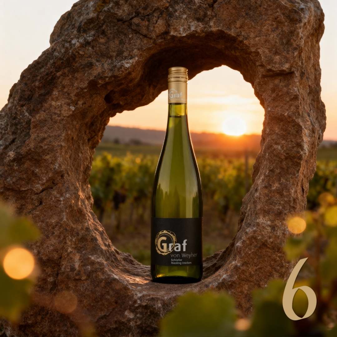 Foto: Produktfoto Schiefer Riesling trocken Vertikale Paket 
